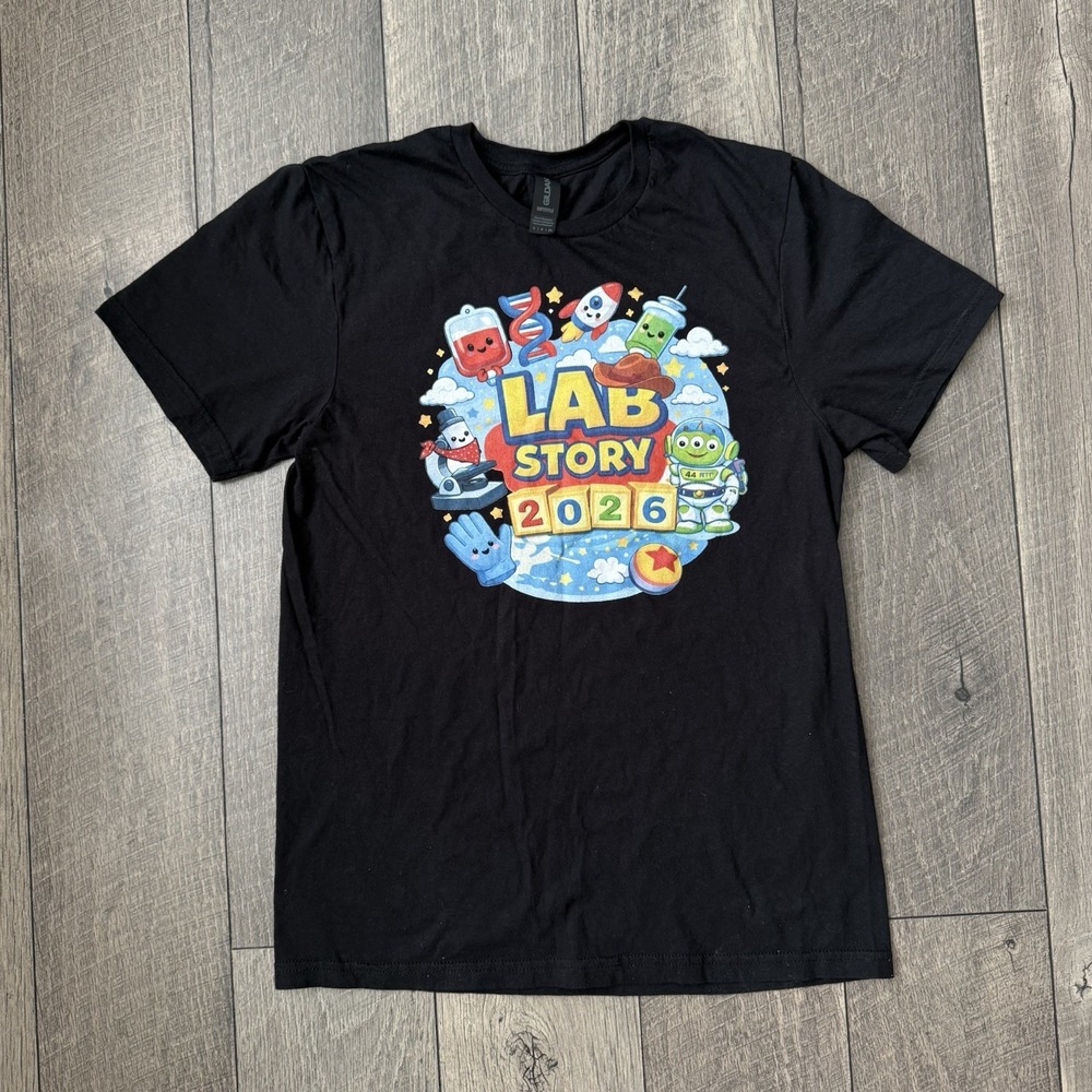 Lab Story Lab Week 2026 Medical Laboratory Technician Team CLS T-Shirt Mens S